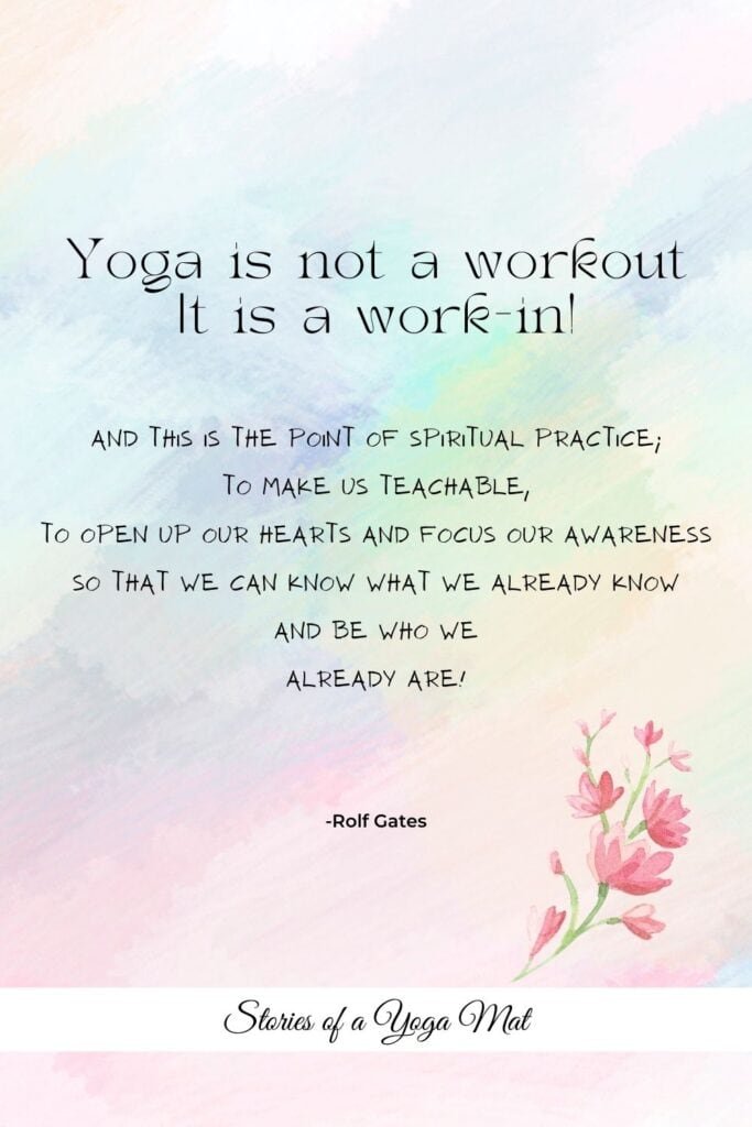 Rolf Gates Yoga Quote