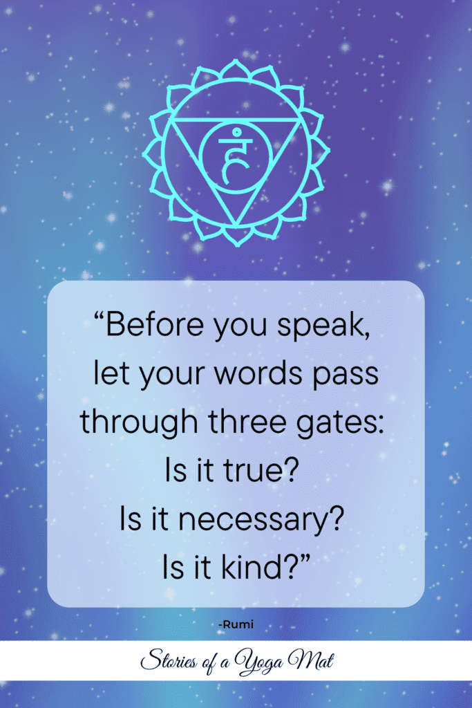 Quotes for the throat chakra